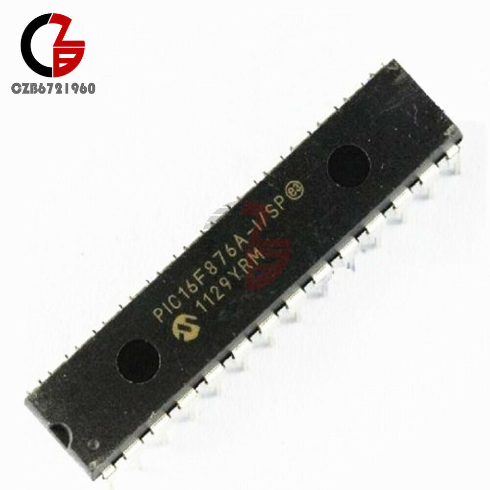 5PCS PIC16F876A-I/SP PIC16F876A-I/P PIC16F876A DIP-28 MICROCHIP Chip IC MCU