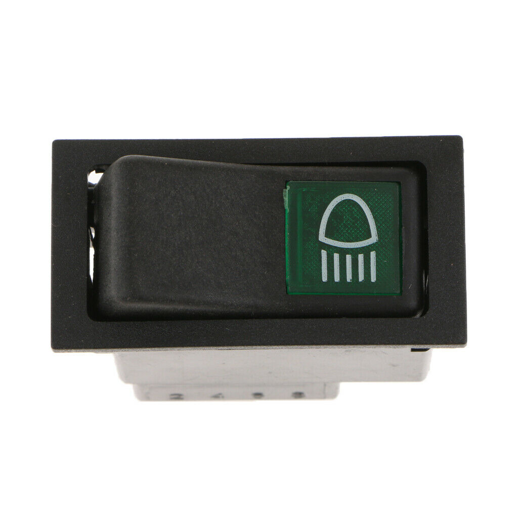 2PCS  2 Pin/3Pin Fog Light On/Off Push Button Rocker Switch for Car Trucks