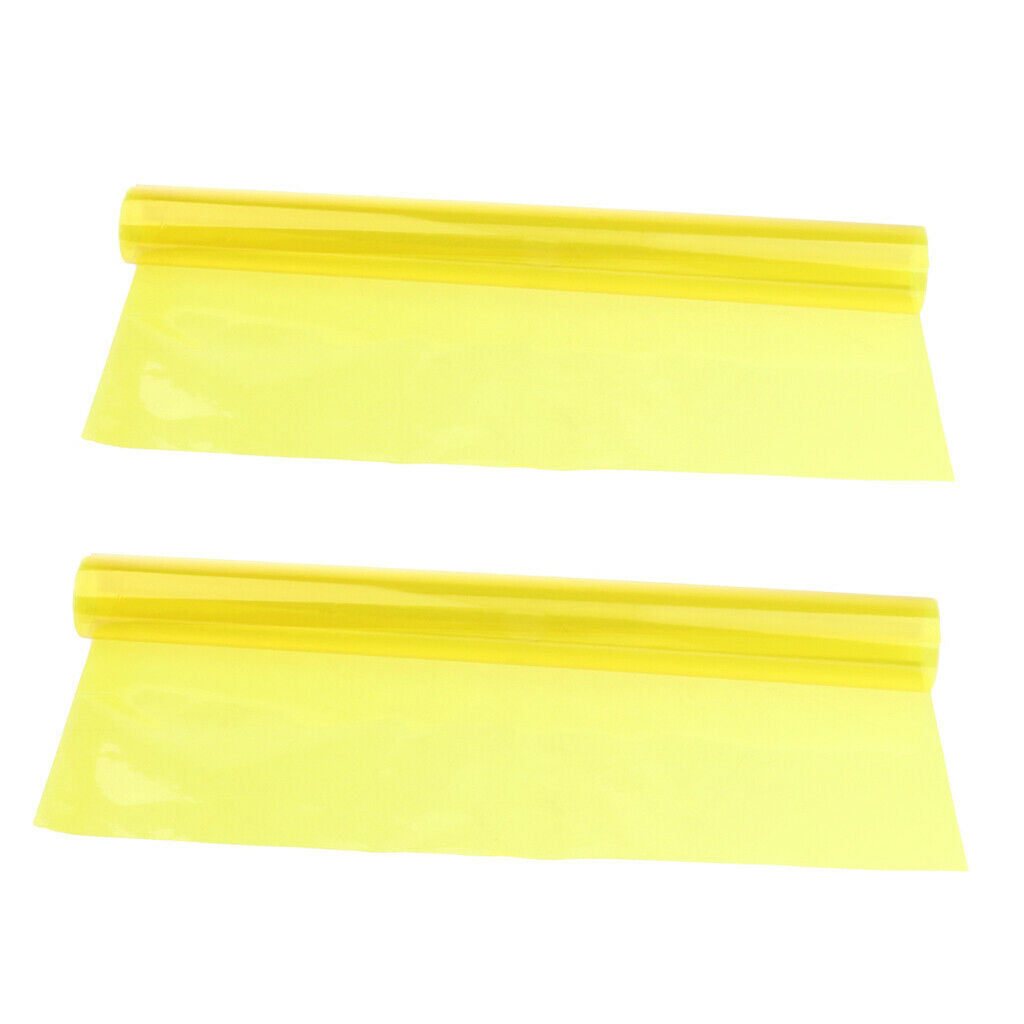2Pcs 40×50cm Yellow Lighting Filter Colour Effects Gel Film Theatre Party Light