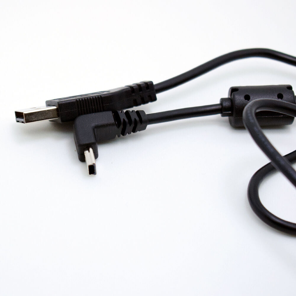 4pcs 1M USB 2.0 A Male to Mini 5pin B Male Angle Up Direction Data Charge Cable