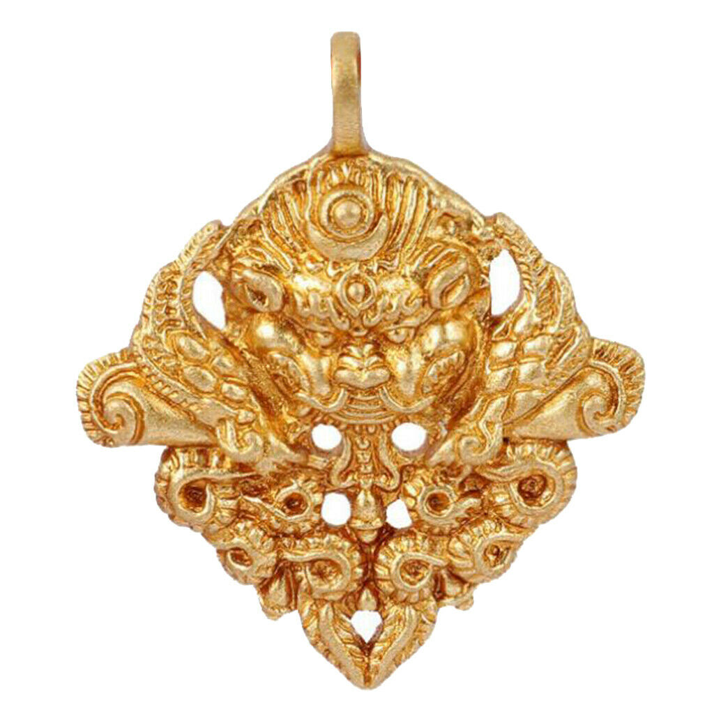 Metal Taotie Religion Buddhism Spirituality Amulet Necklace Charms Pendant
