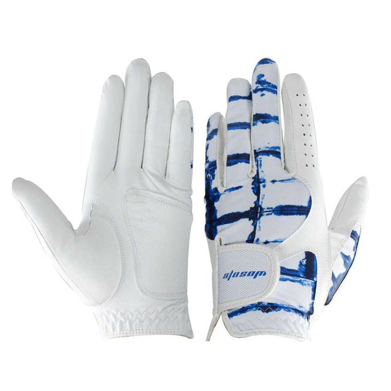 Golf Gloves Left Hand Premium Leather Breathable Professional, S-XL XL