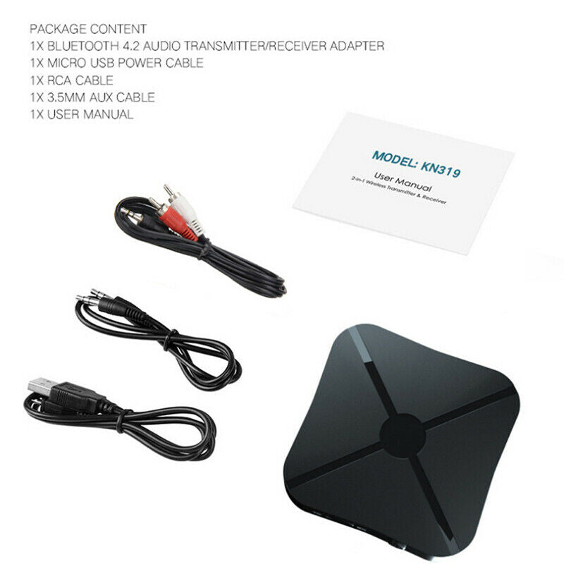 Bluetooth 5.0 4.2 Audio Receiver Transmitter Wireless Adapter PC TV Car SpeY Tt