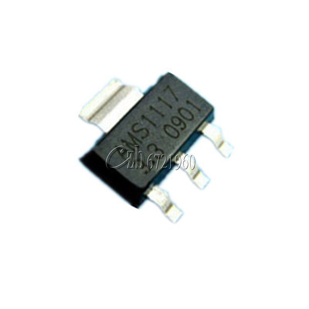 20Pcs AMS1117-3.3 LM1117 3.3V 1A  SOT-223 Voltage Regulator