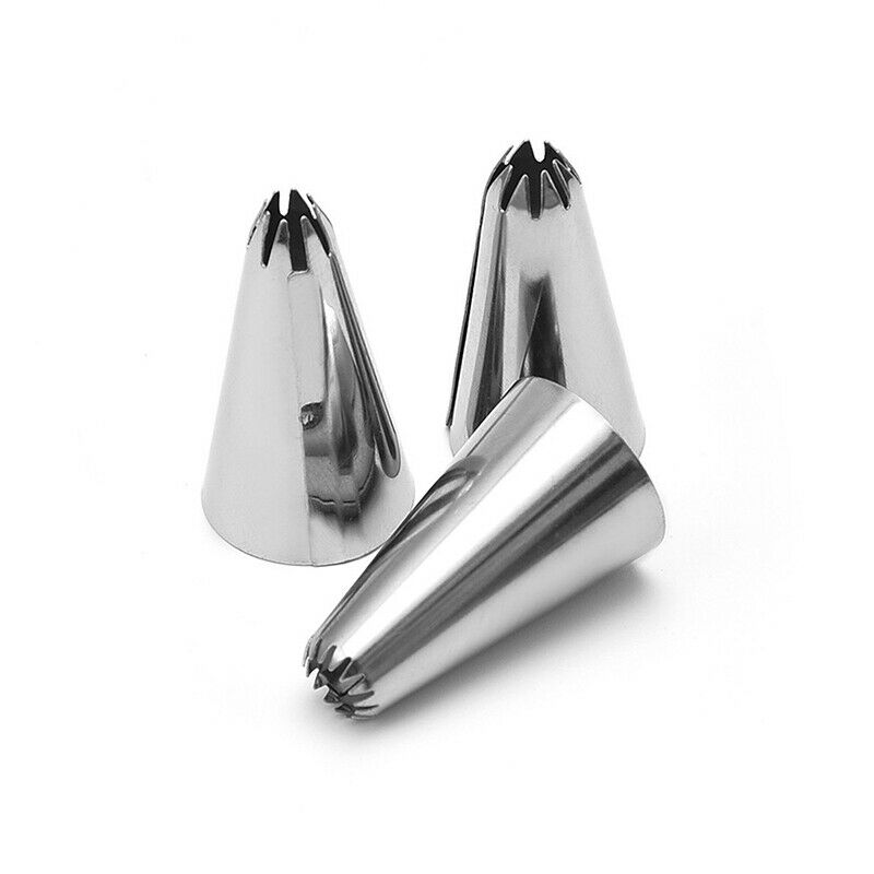 7Pcs/Set Stainless Steel Kitchen 6 Tip Cake Bread Baking Mouth Cake Makin.l8