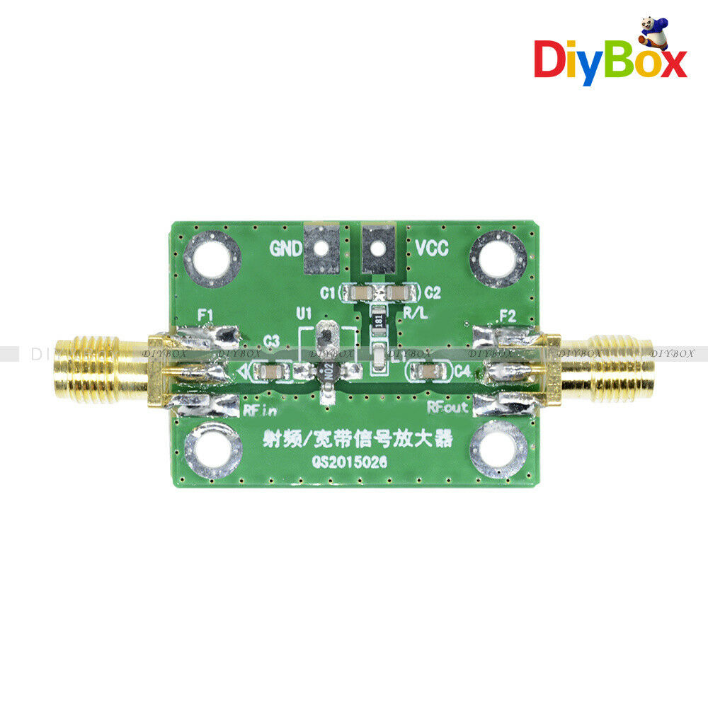 0.1MHz-2000MHz 2Ghz RF Wideband Signal Amplifier 30dB low-noise LNA Broadband