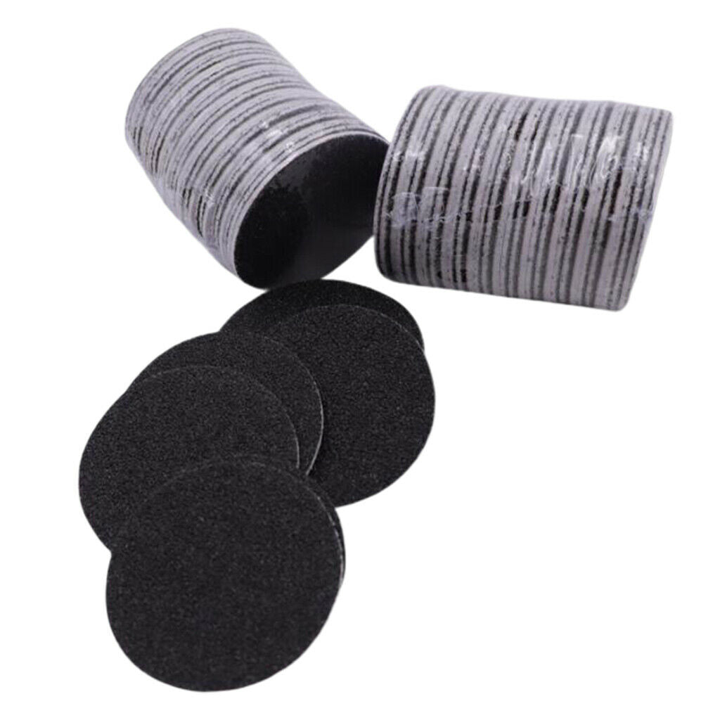 180 Pieces Round Replacement Sandpaper Pads for Electric Callus Remover