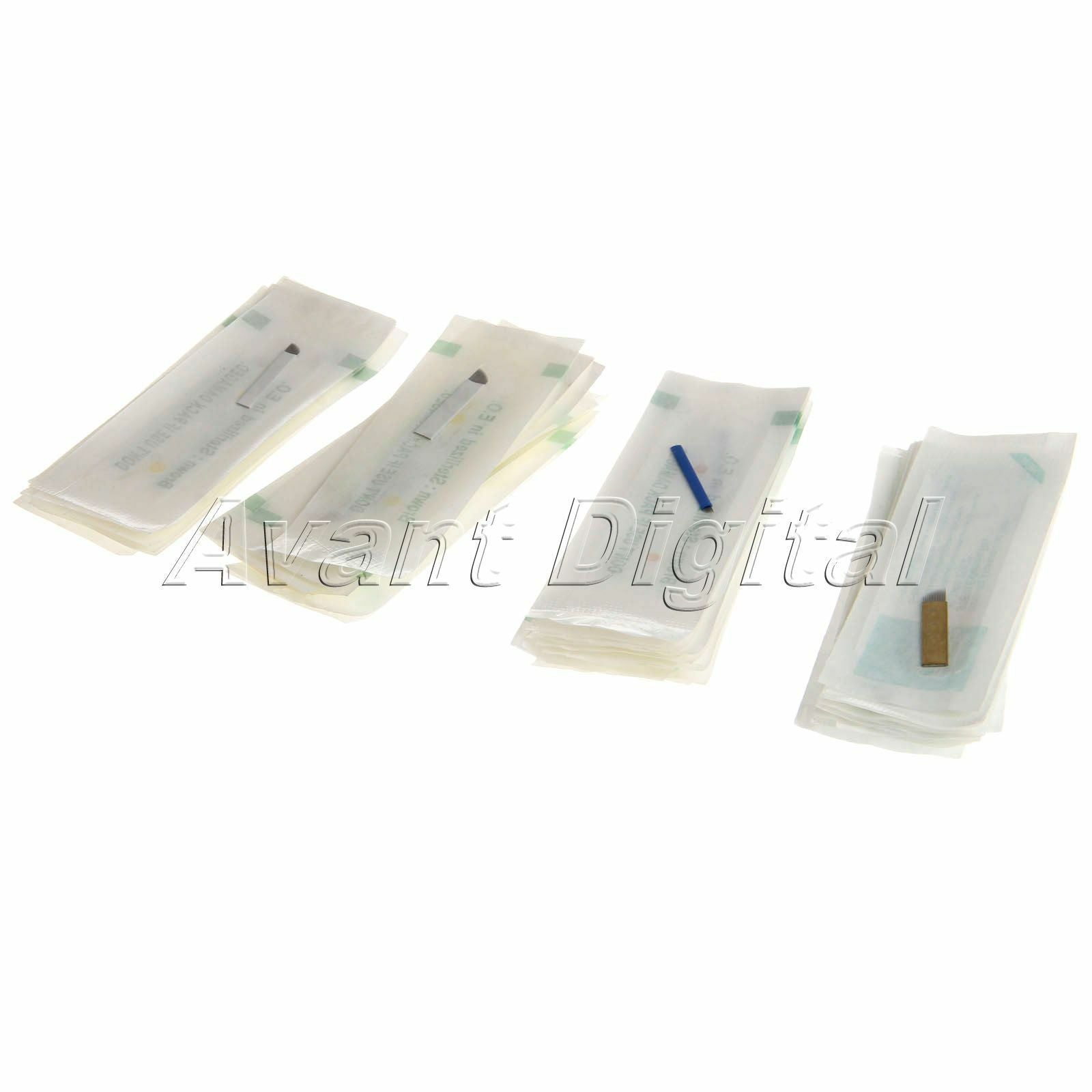40Pcs Microblading Needles Blades  7/12/14/17pin Permanet Makeup Eyebrow Beauty