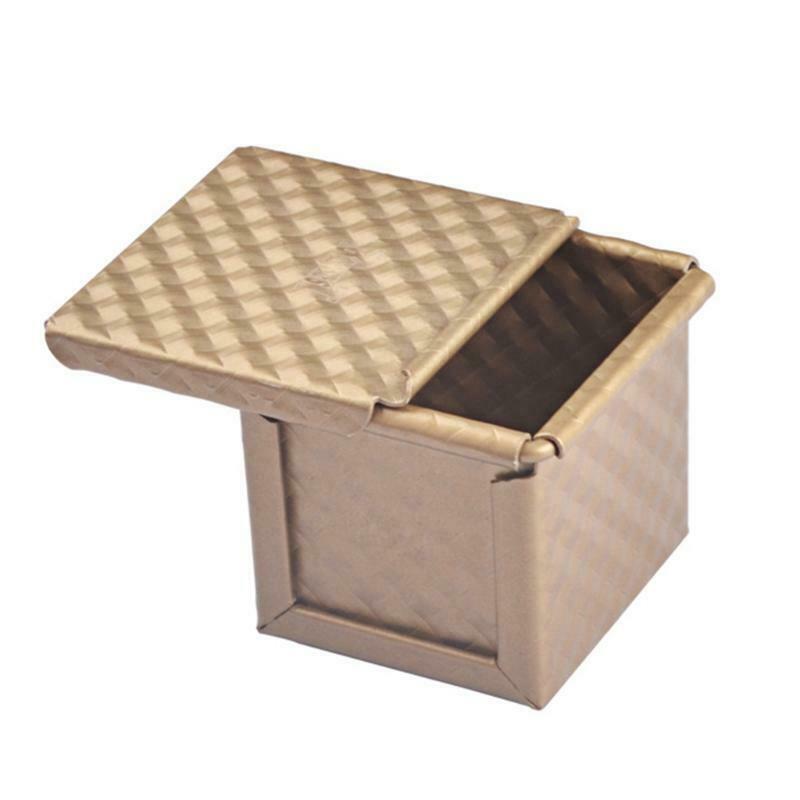 Square Loaf Pan with Lid Toast Mold Bread Pan Pullman Loaf Pan with Cover Non-St
