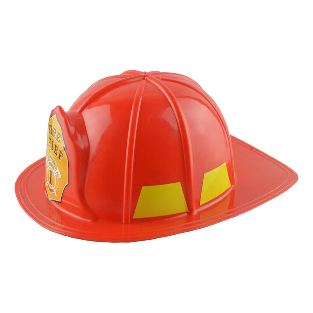Firefighter Costume Helmet for Boys and Girls Pretend Play Set for Kids, Fireman