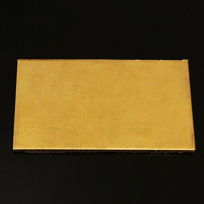 1Pcs Brass Metal Thin Sheet Plate Welding 60x100x3mm Metalworking Craft Weld