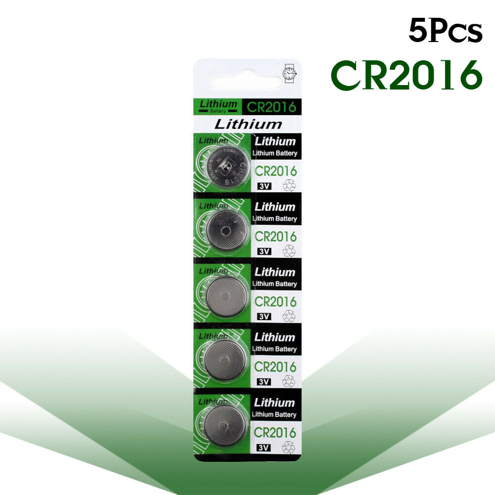 5x CR2016 3V Multipurpose Batteries DL2016 ECR2016 3V Button Coin Cell Battery