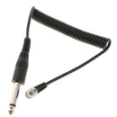 PC to 6.35 mm Spring-PC Sync Cable with Screw Lock Suitable for Yongnuo