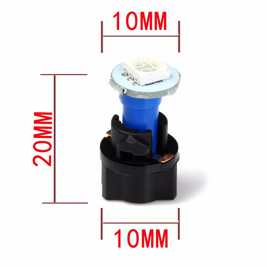 Car Auto T5 LED Socket Instrument Panel Cluster Plug Dash Lights Mix Bulb