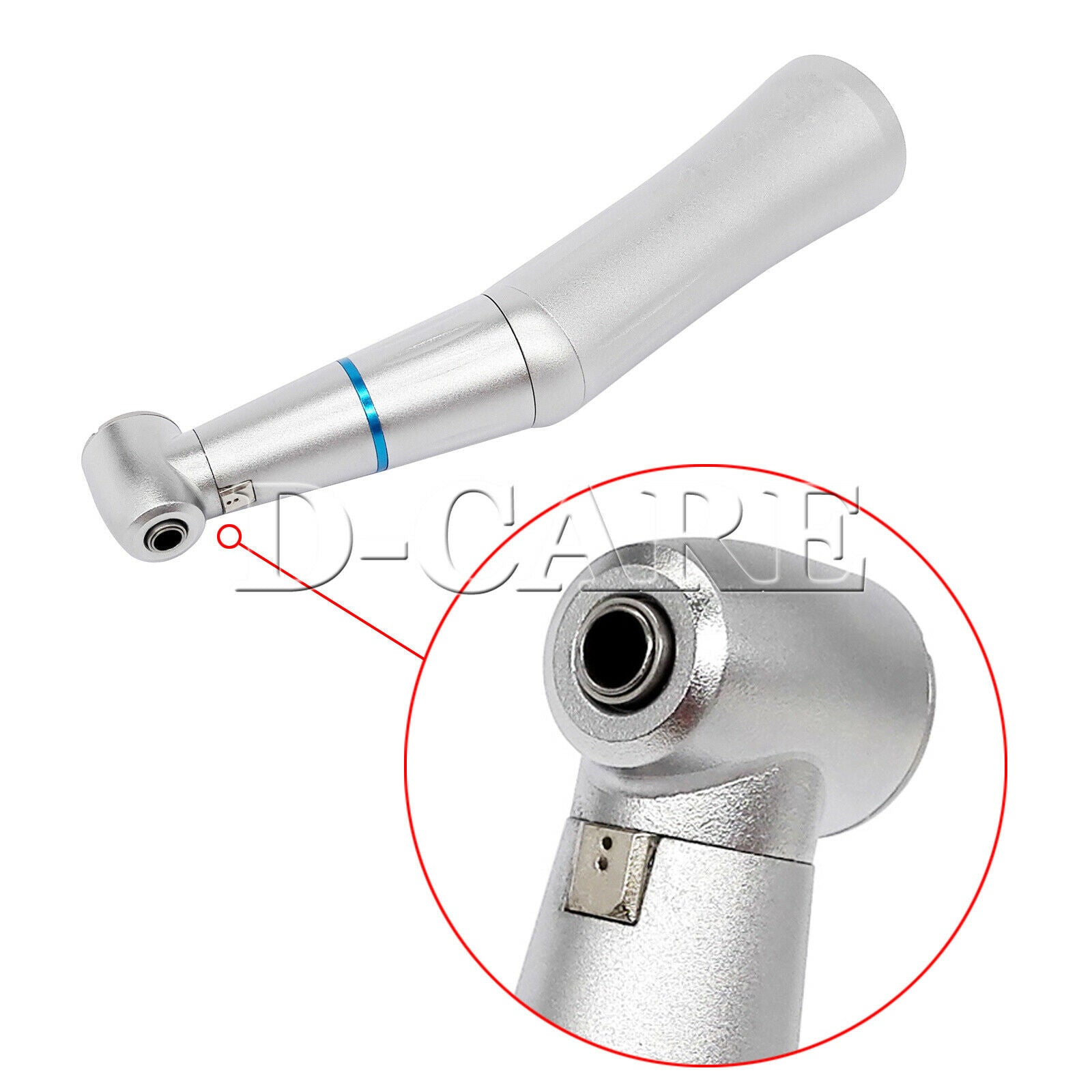 Dental Low Speed Push Button Handpiece Contra Angle Fit 2.35mm Burs DC