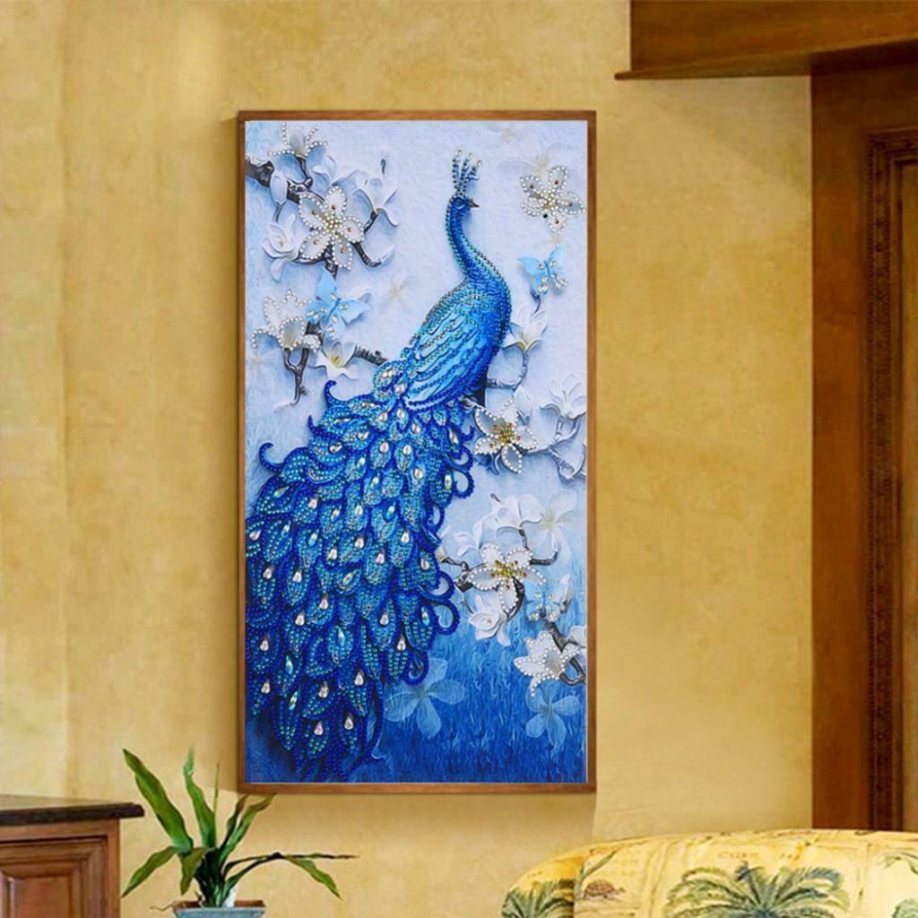 5D   Diamond   Painting   Embroidery   Animal   Peacock   Cross   Stitch   Kit