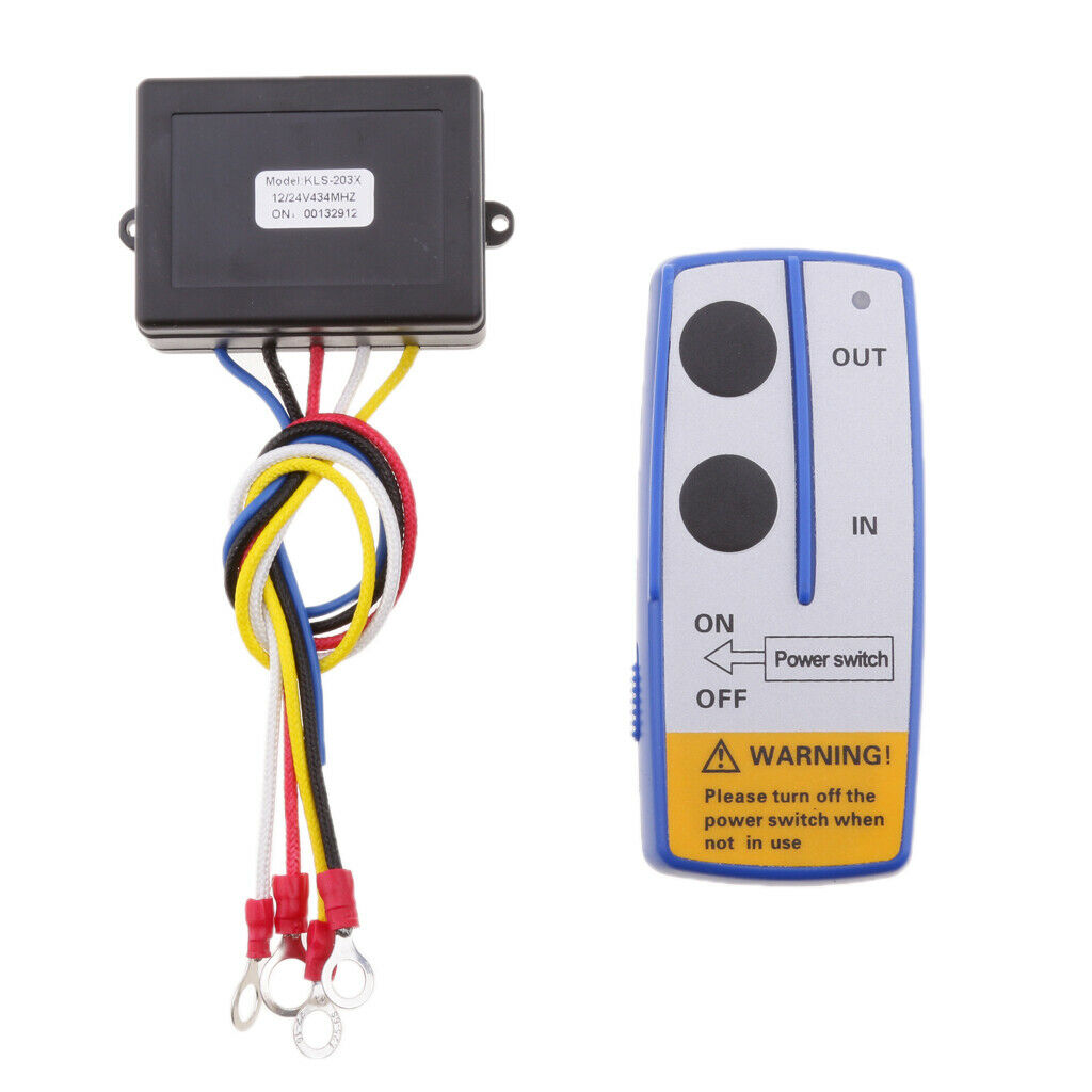 12V/24V Car ATV SUV Wireless Winch Remote Control Kit Switch Handset KLS-203