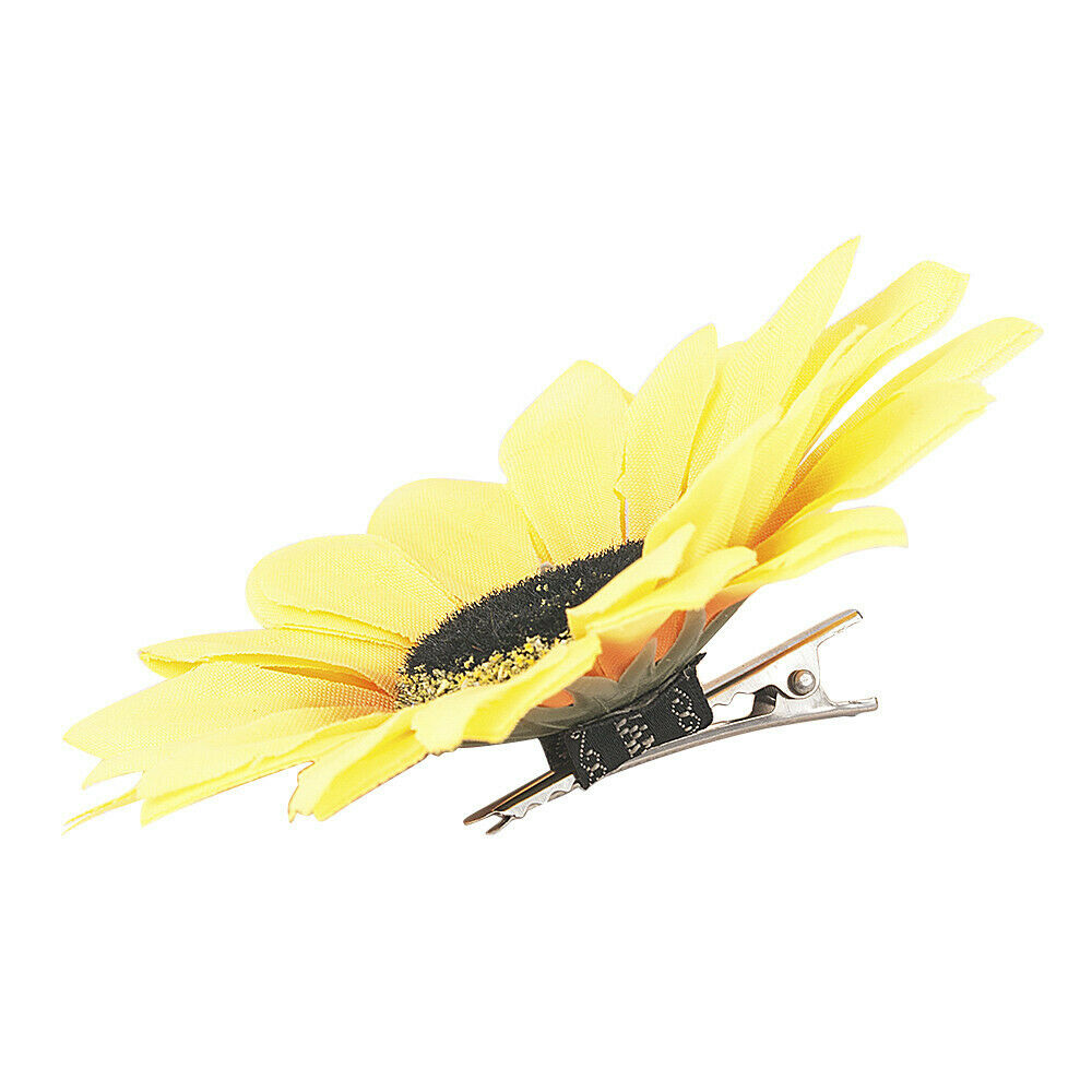 2PC Women Sunflower Flower Hair Clip Accessory Barrette For Wedding Party Cute
