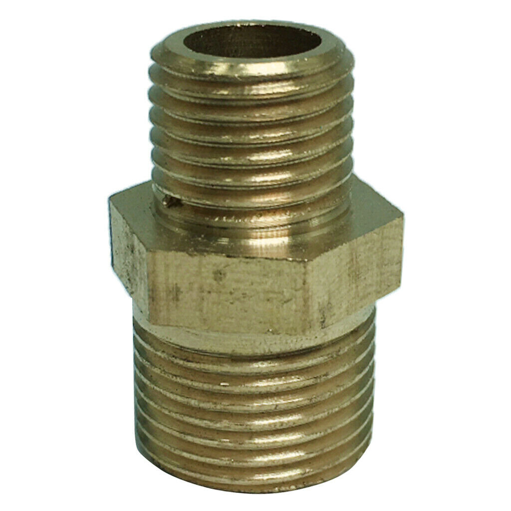 Brass Pipe Hex Nipple Fitting Adapter Male Thread Water Connector Model_2