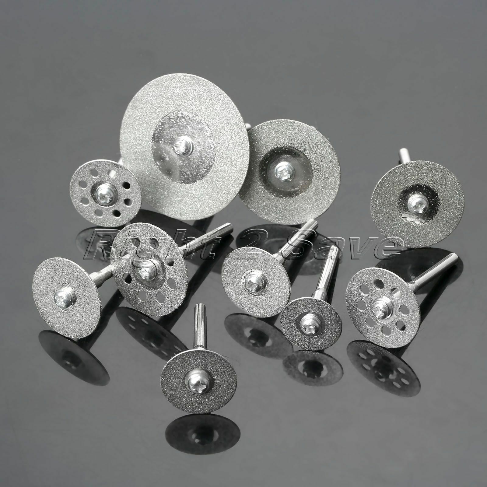 10 x Diamond Saw Cut Off Discs Wheel Blade Mini Drill Wheel Set for Rotary Tool
