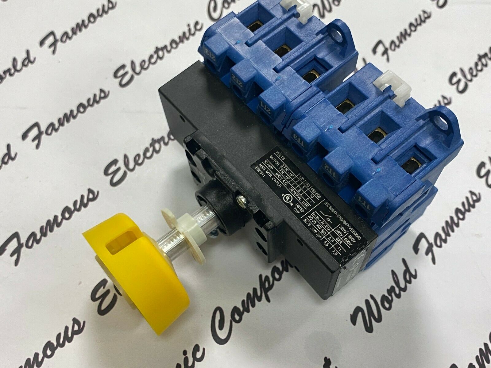 1pcs -KRAUS & NAIMER KG32B T106*SGK048 VEB SIS U85078/001 BLUE LINE switchgear