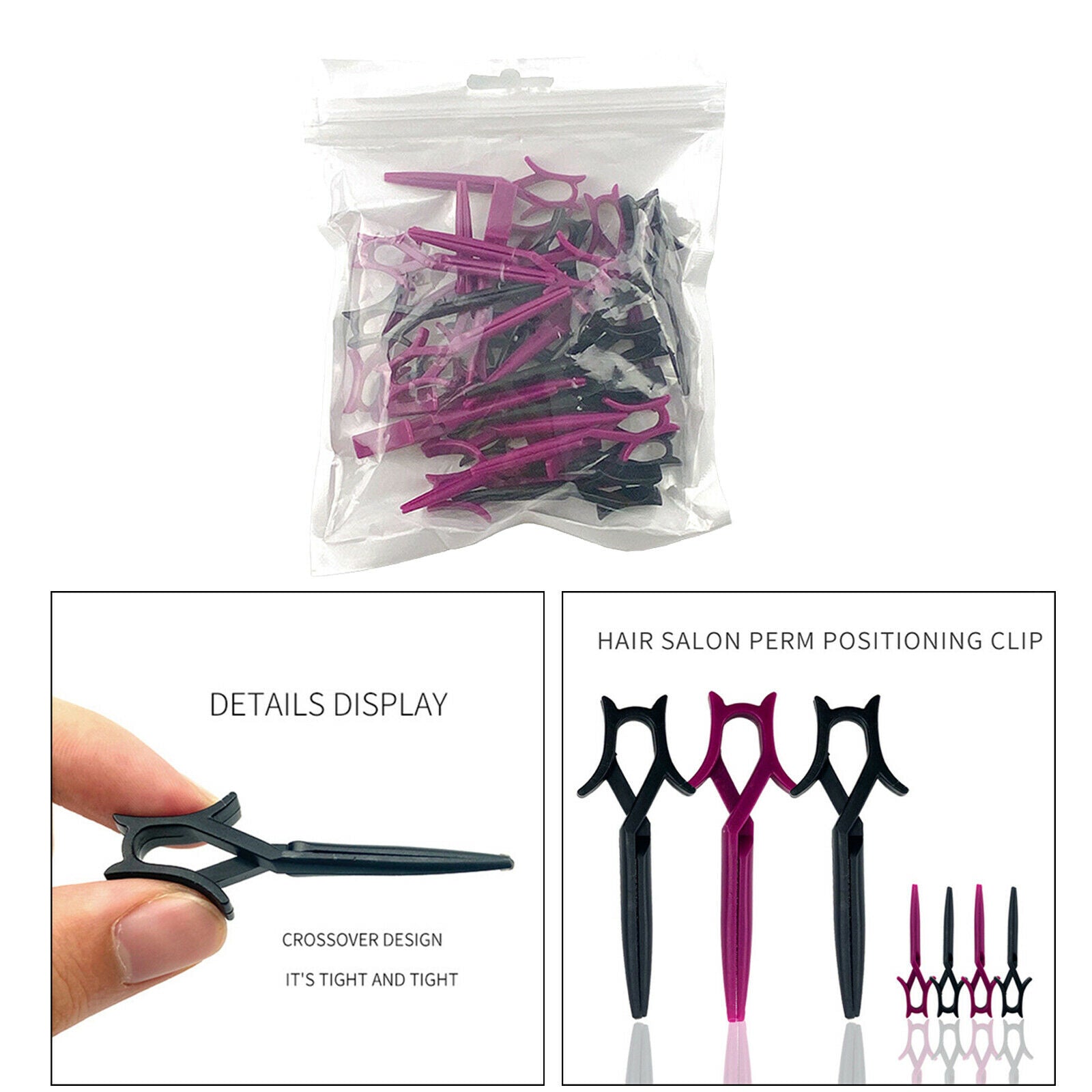 40Pcs Professional Hair Clips Barrettes Accessories for Thick and Thin Hair