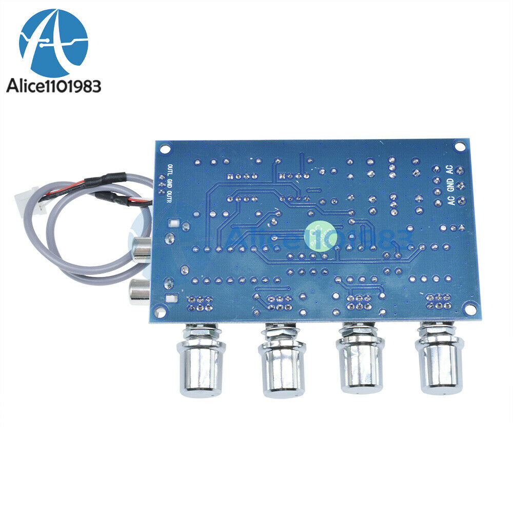 NE5532 Stereo Pre-amp Preamplifier Tone Board 12-24V AC Amplifier Board