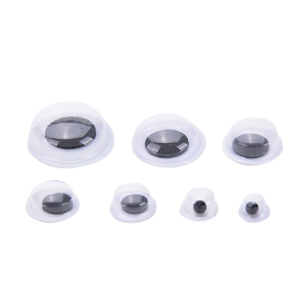 700Pcs Round Self-adhesive Wiggly Googly Eyes 4-10mm 12mm for Toys `oJCAUJ FT