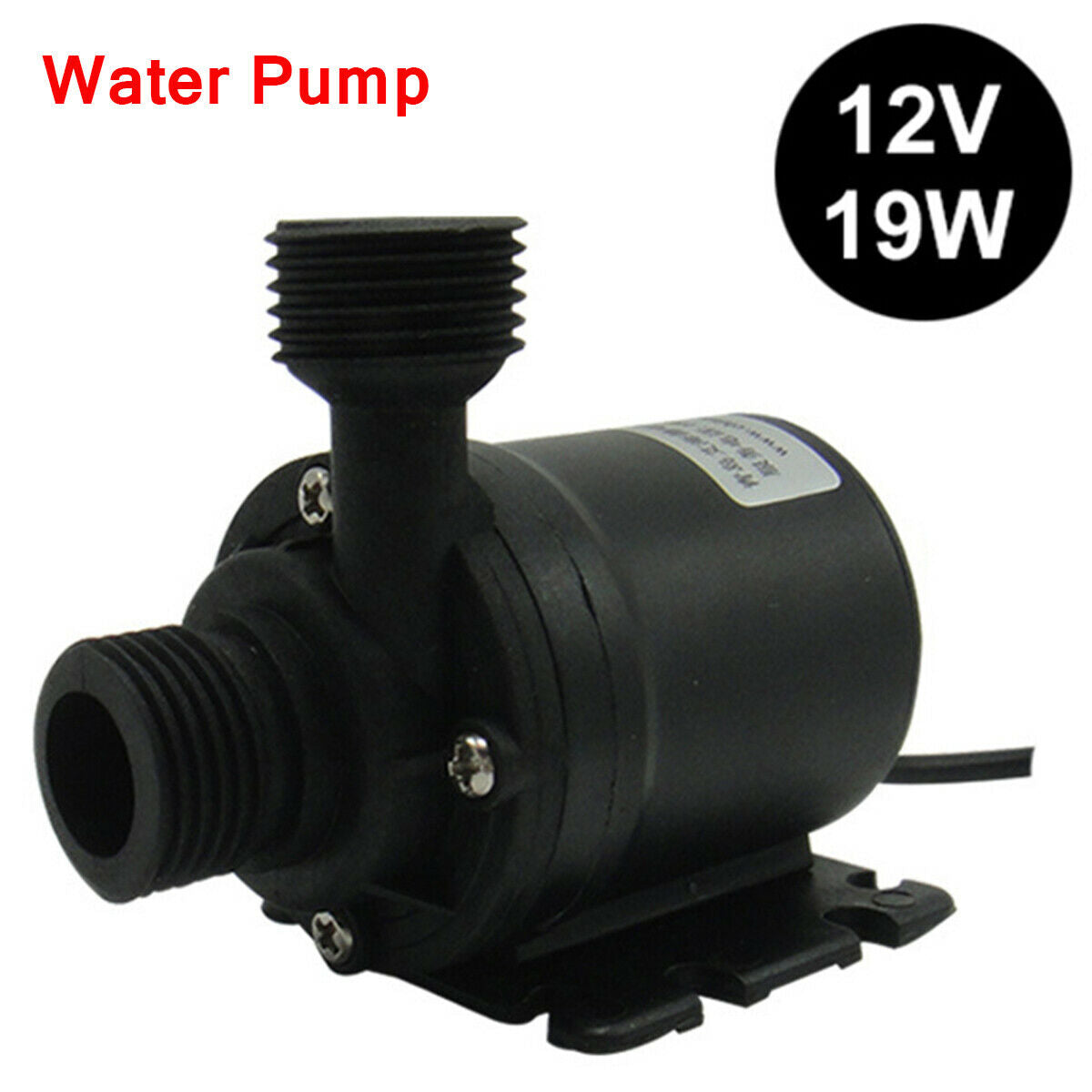 DC 12V 19W 1/2" Male Thead Water Pump For Industry Scientific Research Aerospace