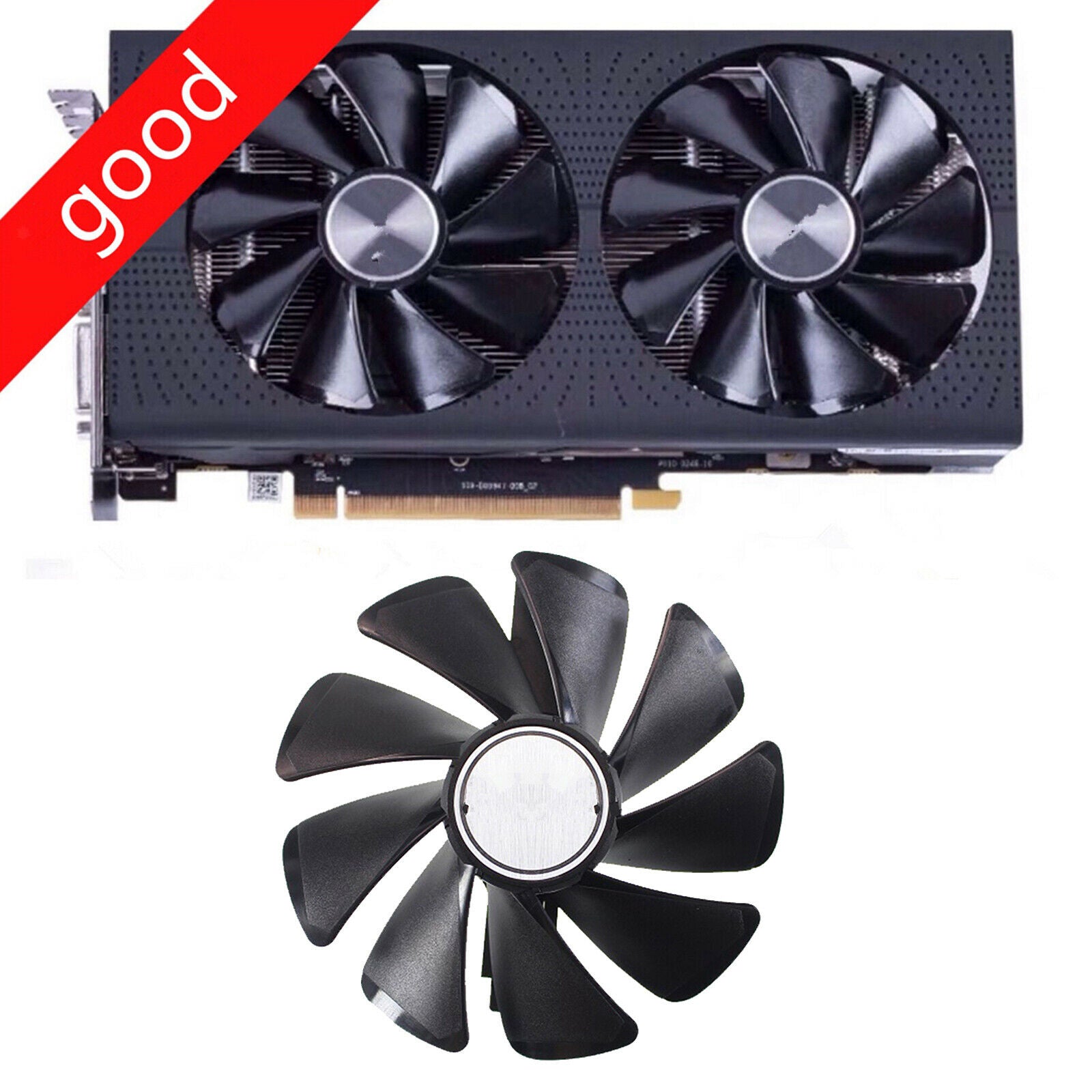 CF1015H12D Cooling Replacement Fan for NITRO RX480 8G RX470 4G New