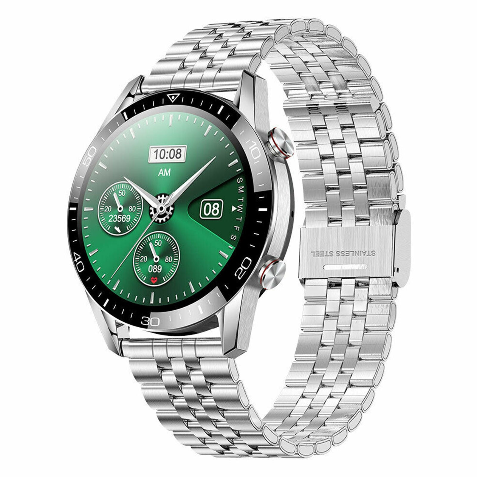 Bluetooth Watch For Men Waterproof Blood Pressure Heart Rate Monitor
