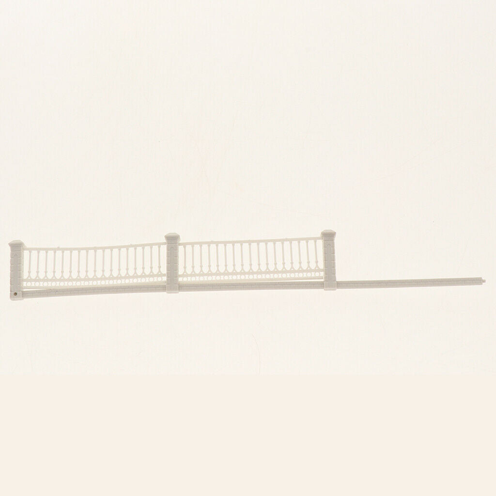 2 Pieces Decorative Garden Fence Outdoor Landscape Patio Railing