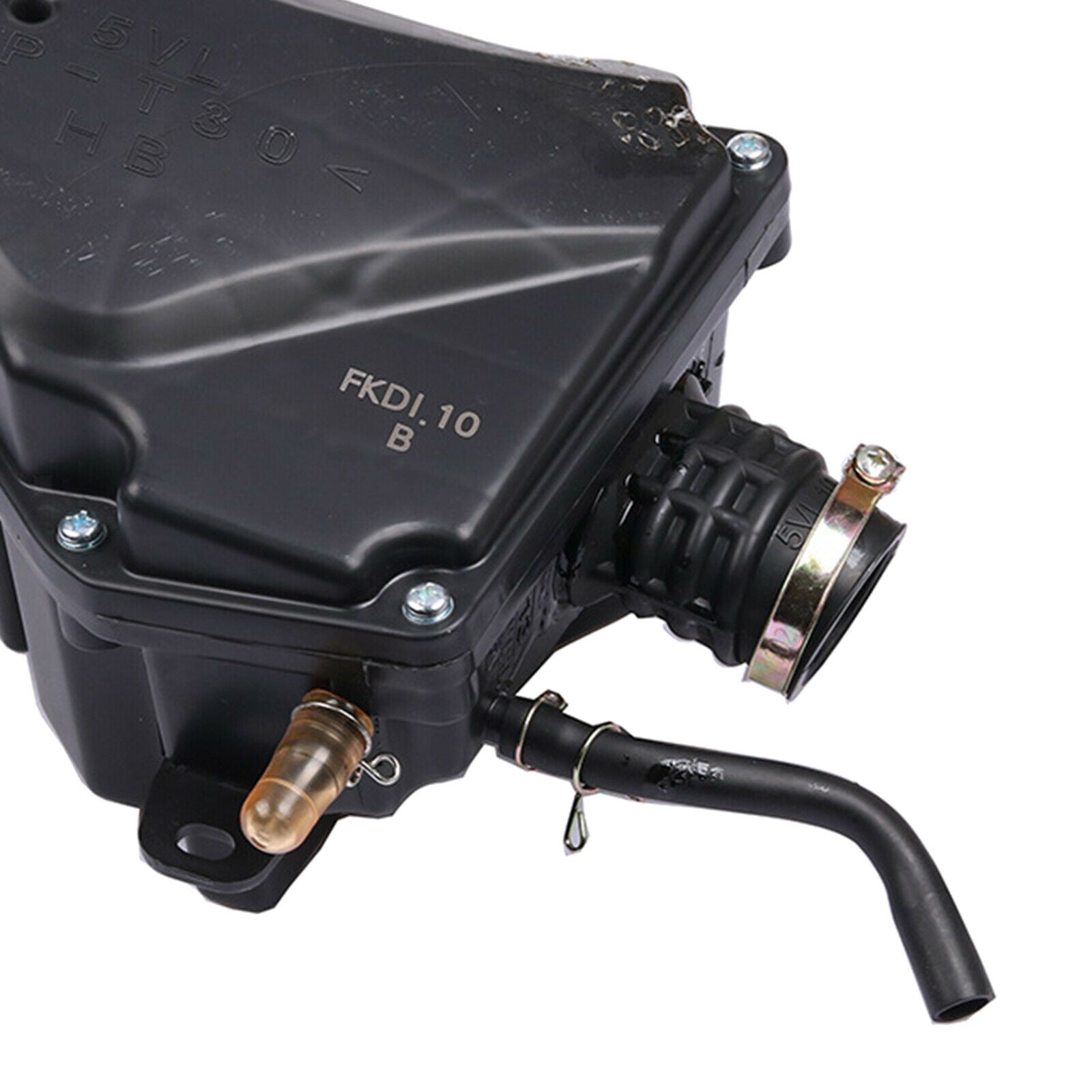 Air Filter Cleaner Box Air Intake Box for Yamaha YBR125 JYM125 Engine Black