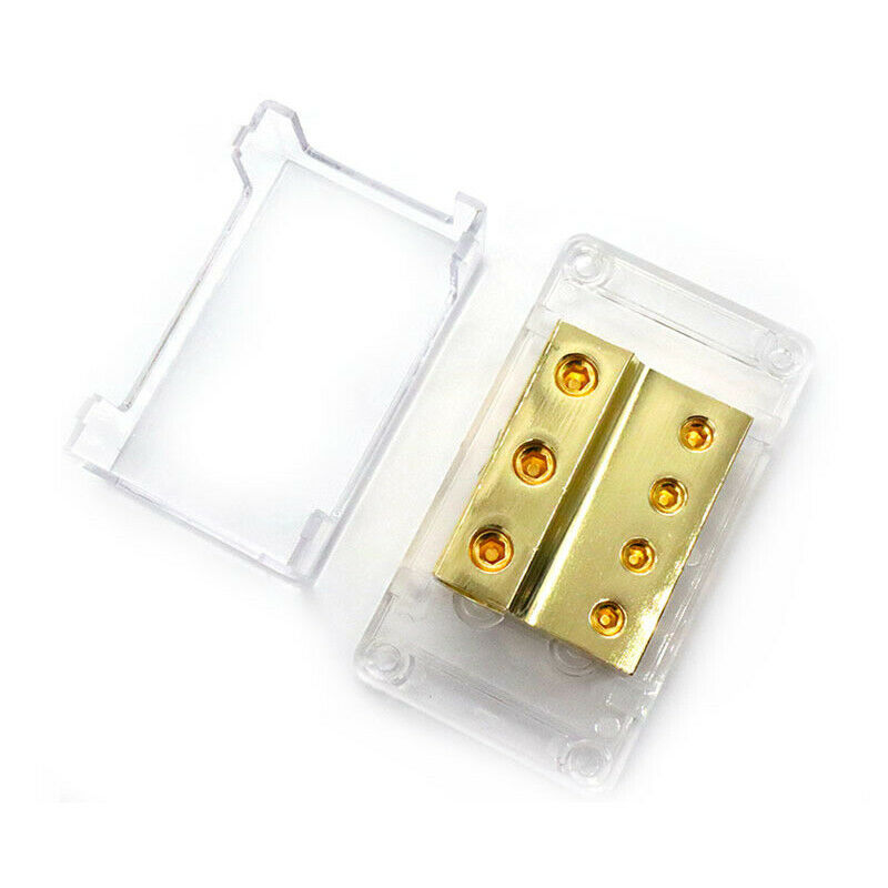 1PCS Car Audio Amplifier Pure Copper 1 Point 4/1 Output 4 Box Wiring Terminal