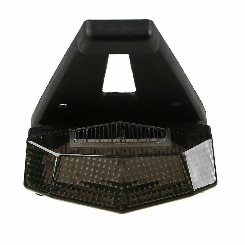 Universal Smoke Lens Motorcycle Fender Lamp LED Brake Stop Rear Tail Turn Light
