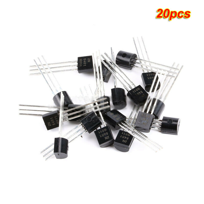 20pcs DIP Triode 2N5401 TO-92 PNP 150V/0.6A transistor Copper feet