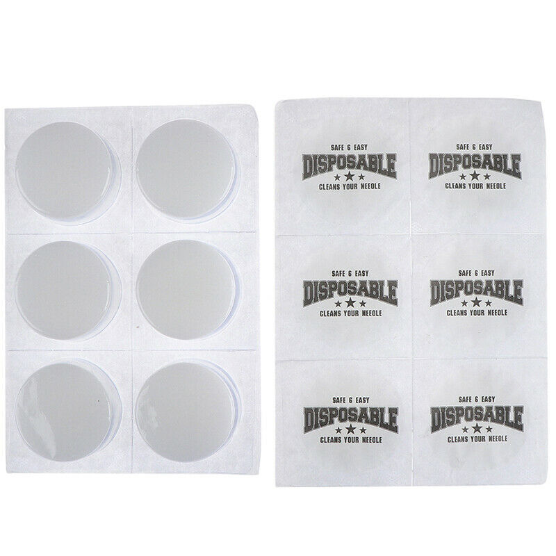 18pcs Tattoo Dip Cap Cup Dipping Dipcap Clean Blend Dry Needle PermanentMa D^WF