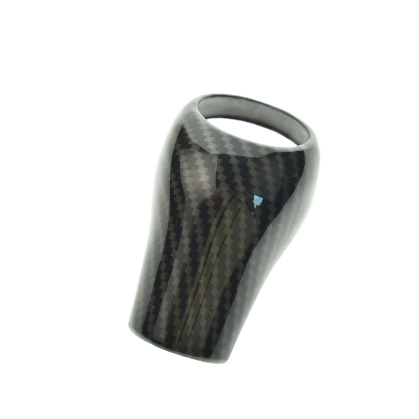 Carbon Fiber Style Gear Shift Knob Head Cover fit for Mercedes W204 W212