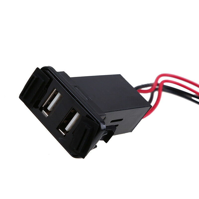 2.1A Car Charger Socket Dual USB Port Charging Power Adapter Outlet for SUZUKI