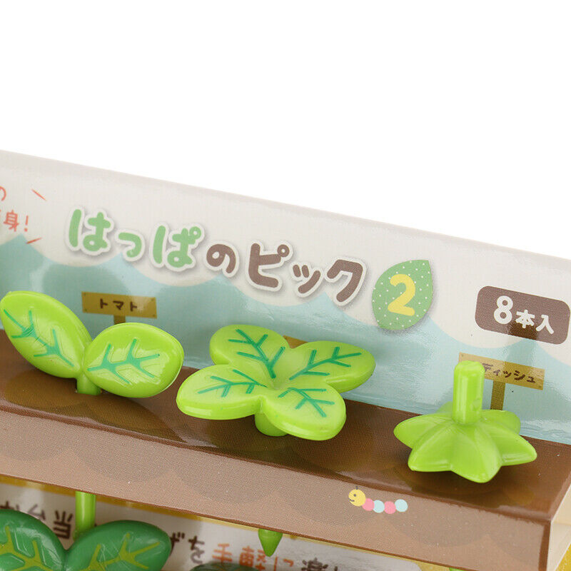 8pcs Fruit Vork Tandenstoker Bladeren Salade Tiny Vork Mini Cake Picks Voor kiCH