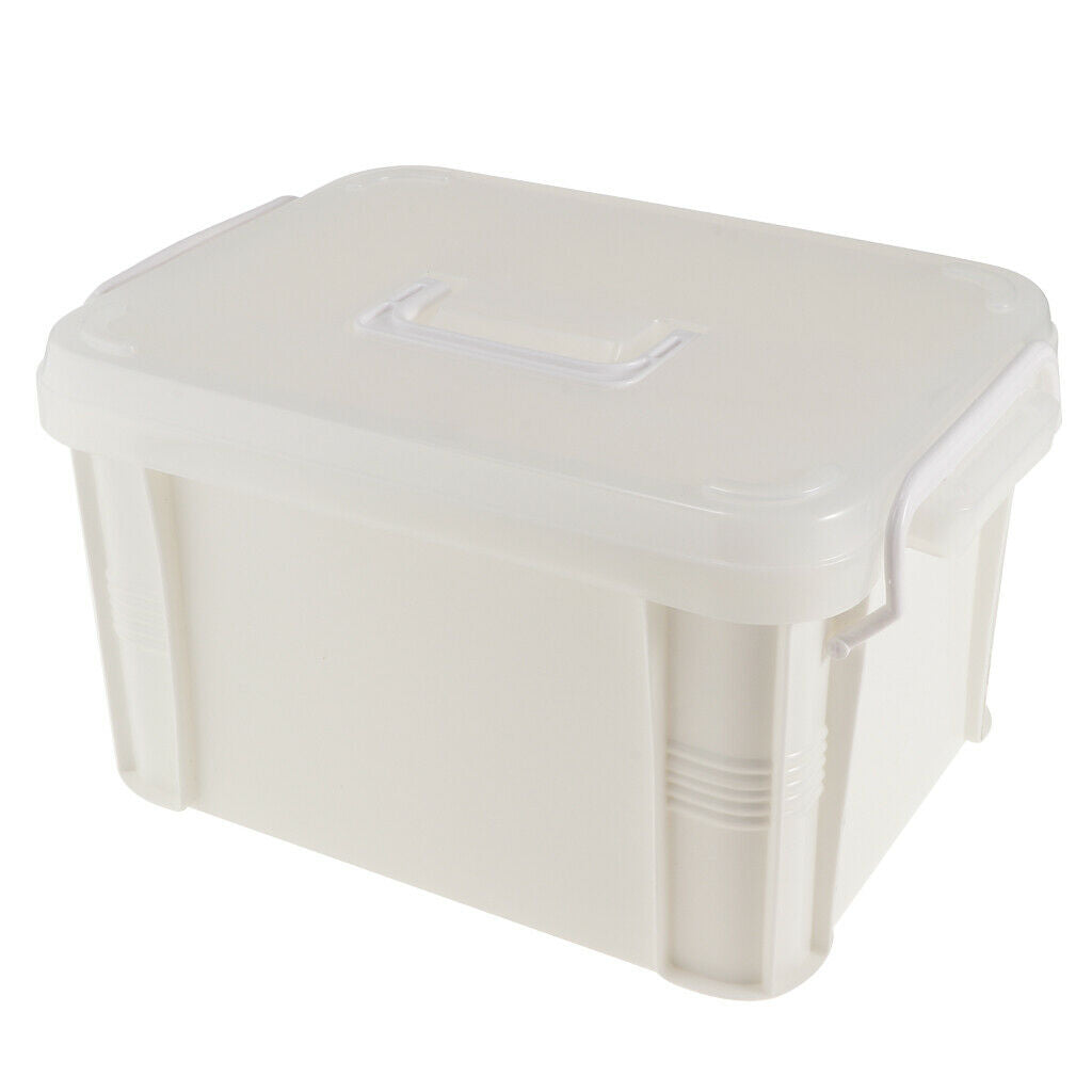 Plastic Storage Box Container with Lid Handle