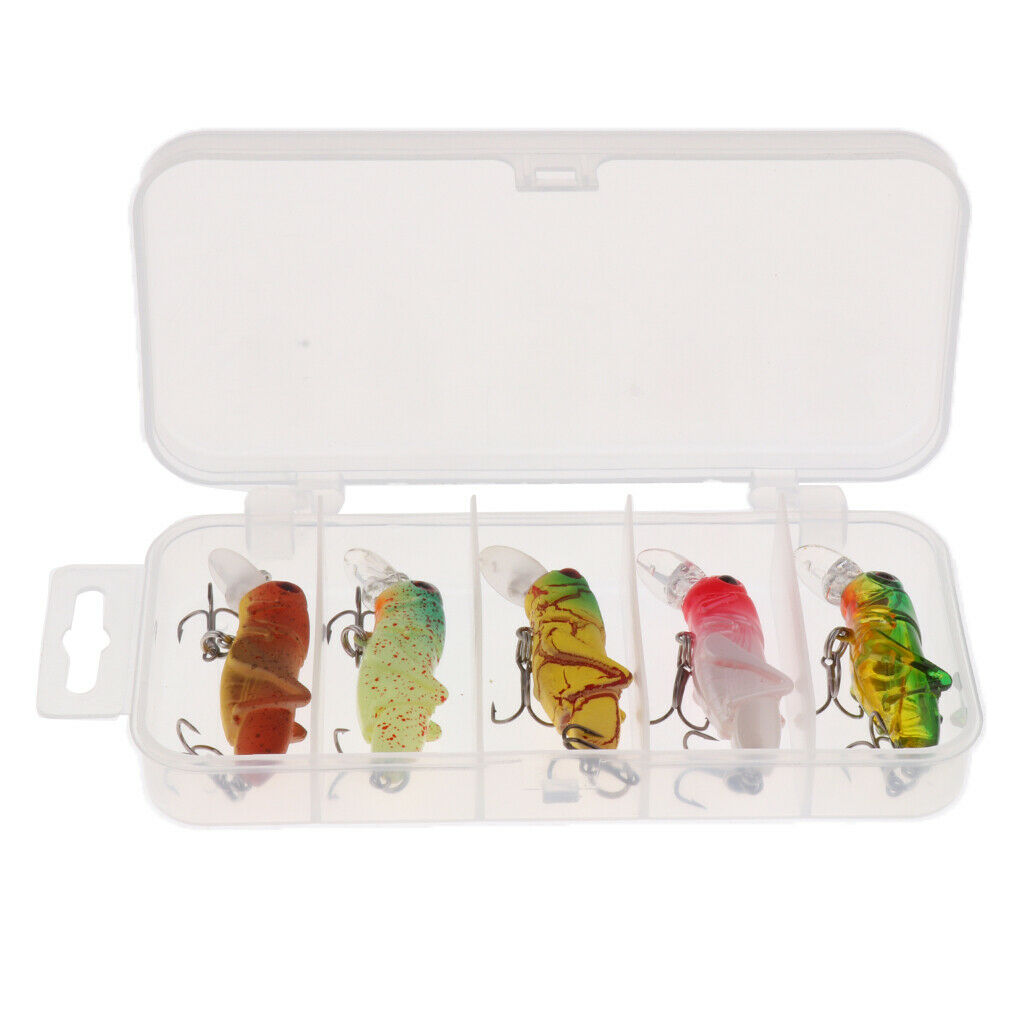 Locust Lures Insect Fishing Lures 4.2g/6cm Hard Baits Floating Topwater