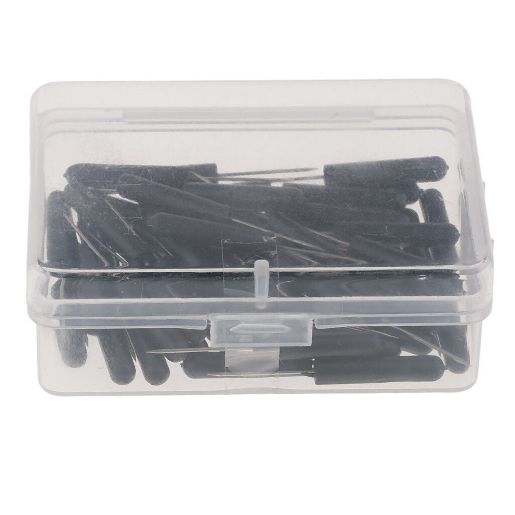 50Pcs Big Map Tacks Push Pins Wall Board Travel Head Marking Plastic Box DIY