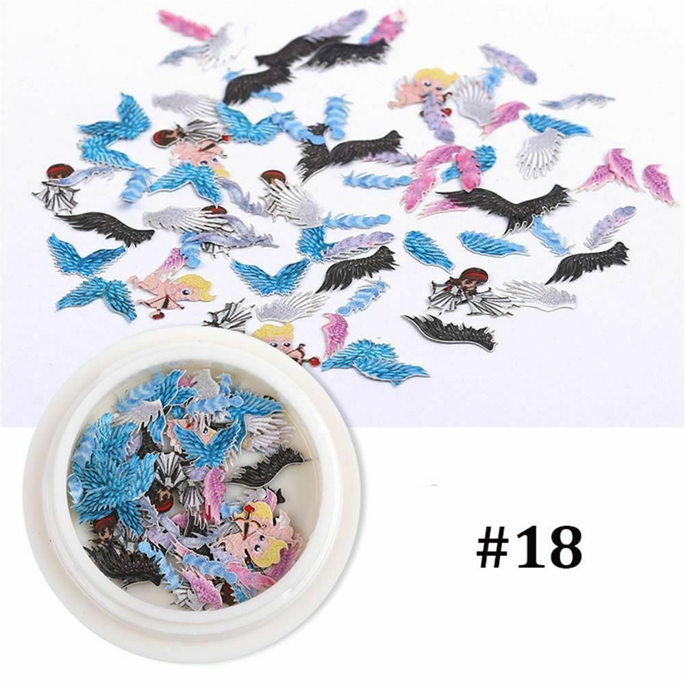 Flakes Wood Pulp Flakes Nail Art Sequins Holographic Nail Paillettes Ultrathin