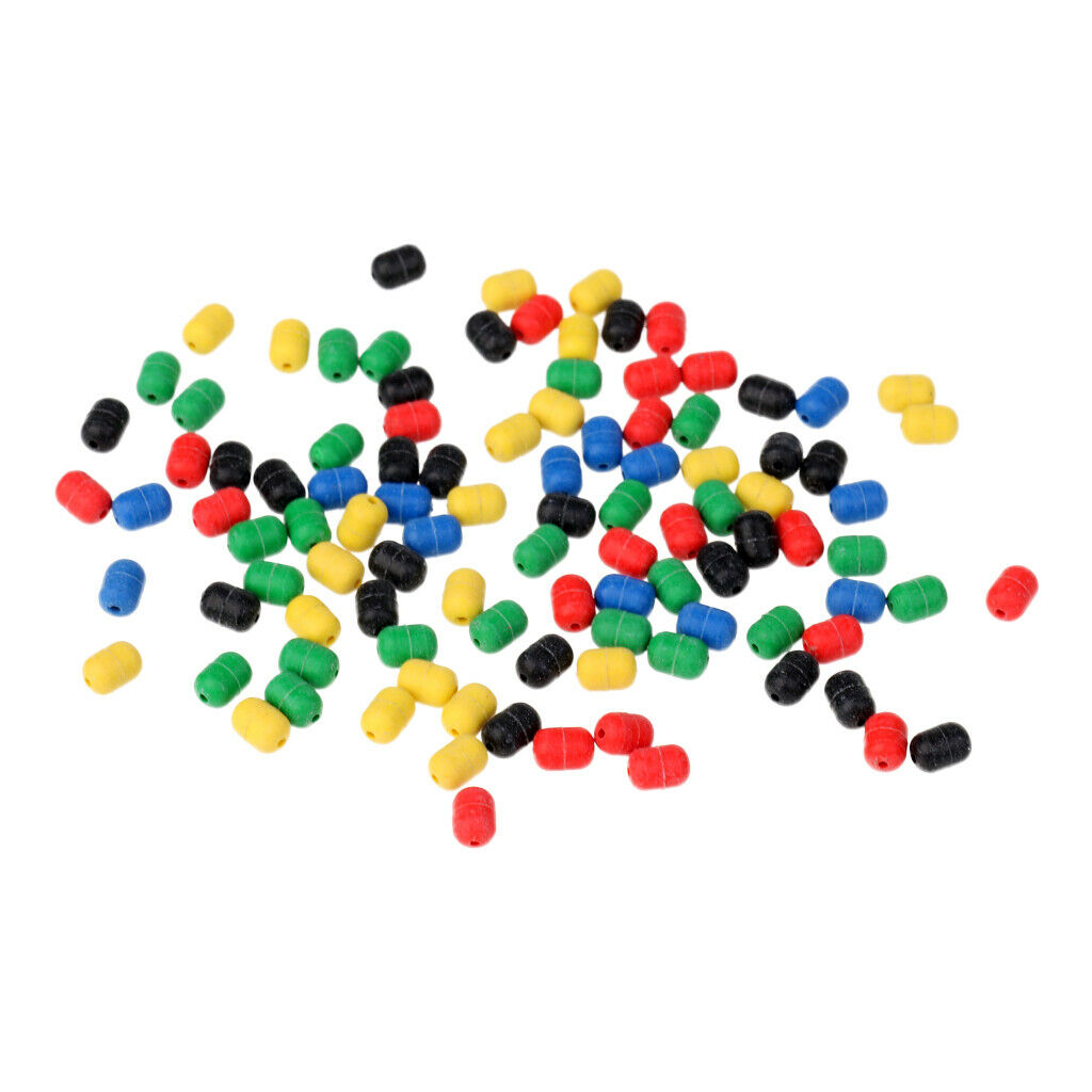 100Pcs Carp Bait Soft Beads Sea Fishing Lure Floating Float Tackles Cylinder