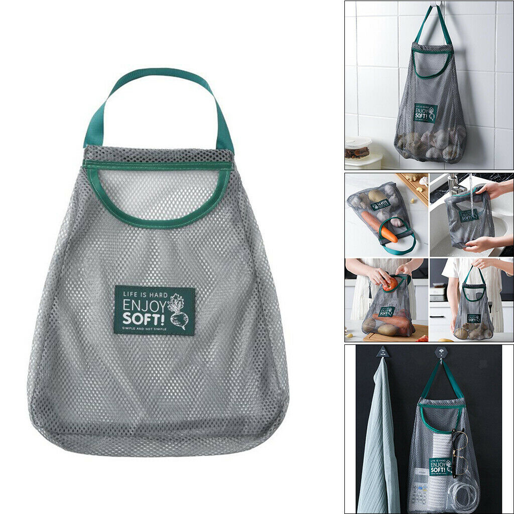 Foldable Reusable Grocery Bag Net Bag for Fruit Vegetable  Potatoes
