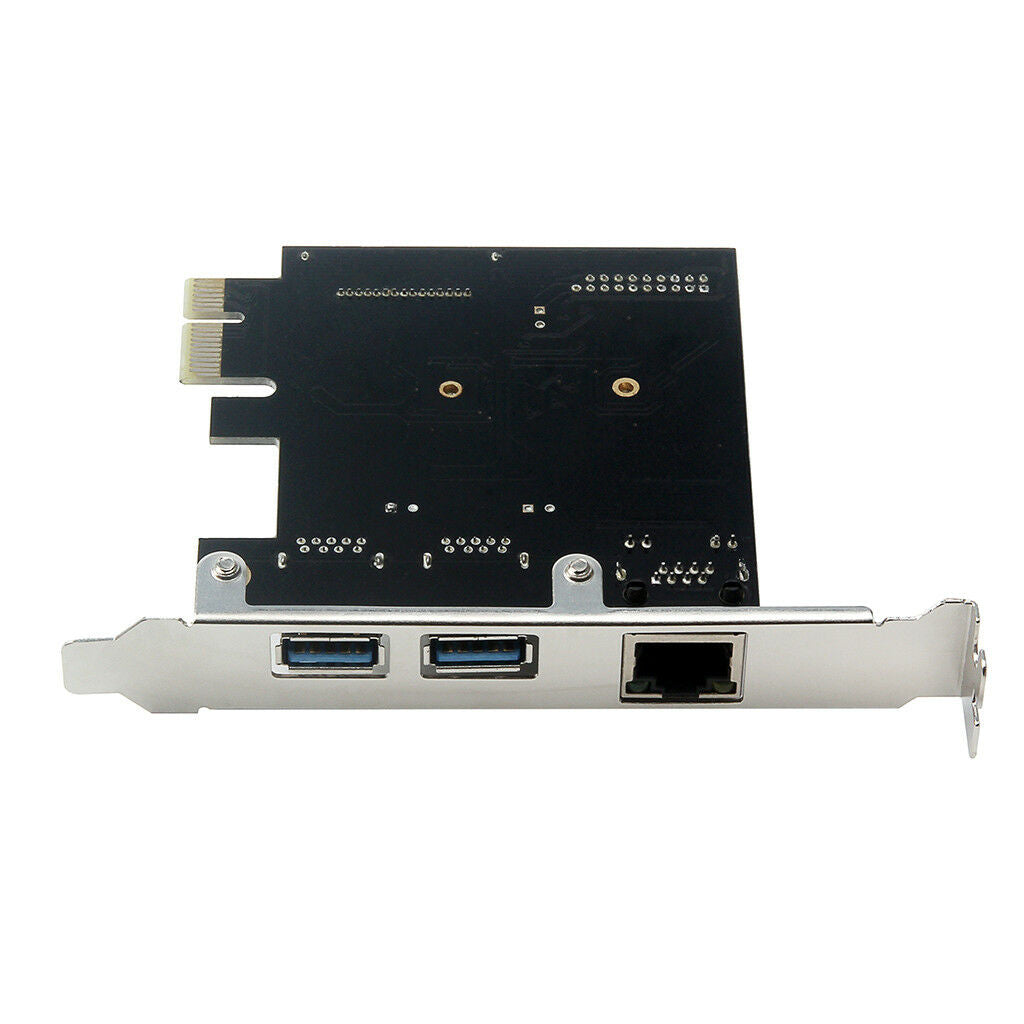 USB3.0 Ethernet Adapter 3 HUB port PCI-E to RJ45 of Gigabit LAN 10/100/1000 Mbps