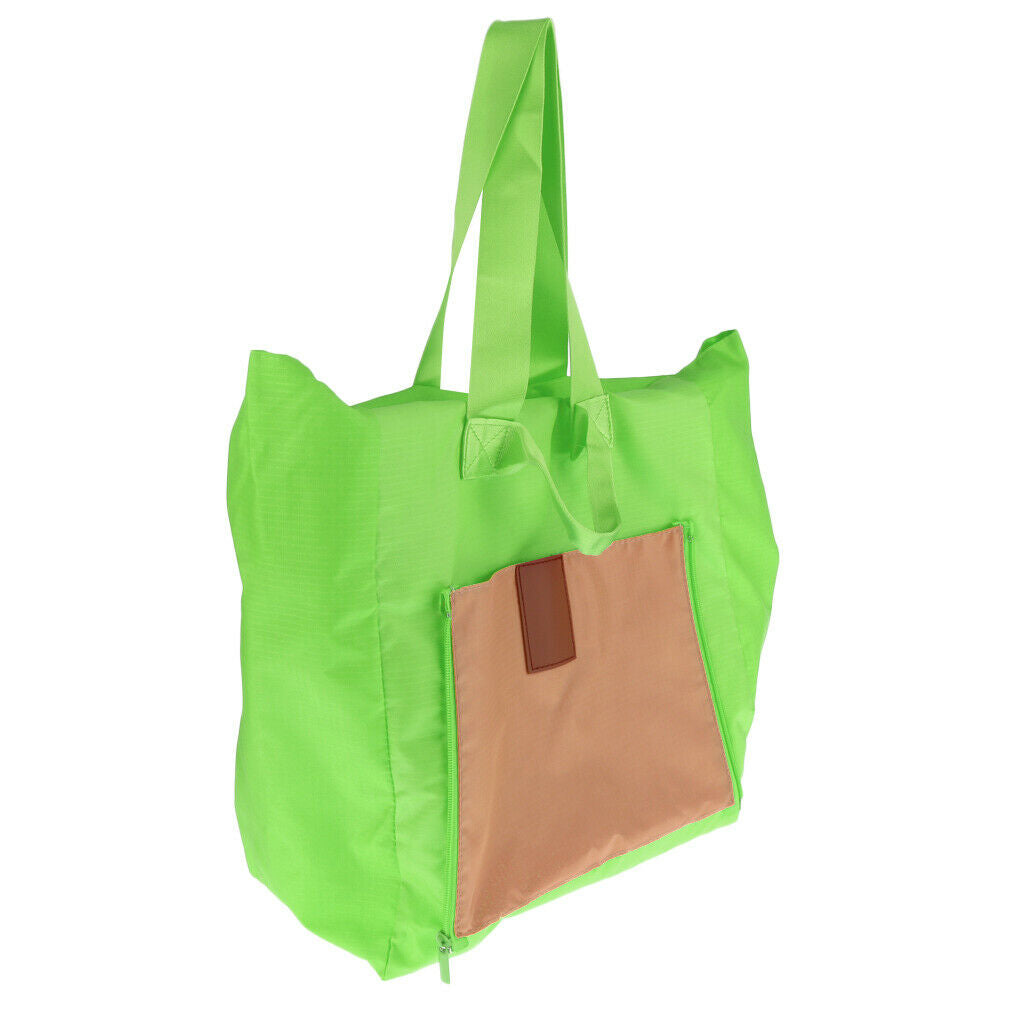 Lightweight Tote Bag Shoulder Bag for Gym Hiking Picnic Travel Beach Green