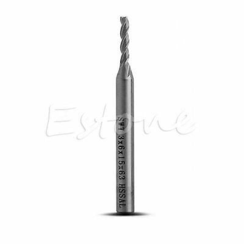Extra Long 3mm 3 Flute HSS & Aluminium End Mill Cutter CNC Bit Extended