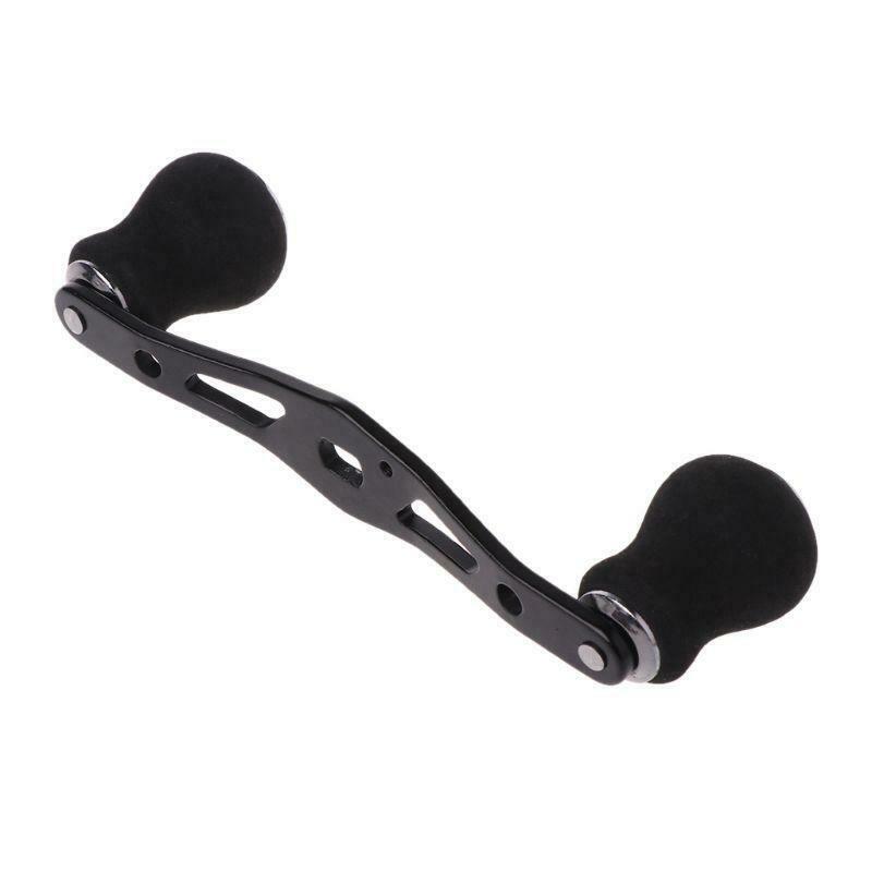 Fishing Handle Reel Double Knob Replacement Baitcasting Accessory Aluminum Alloy